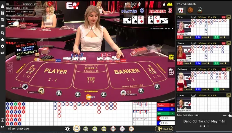 baccarat 188bet casino 