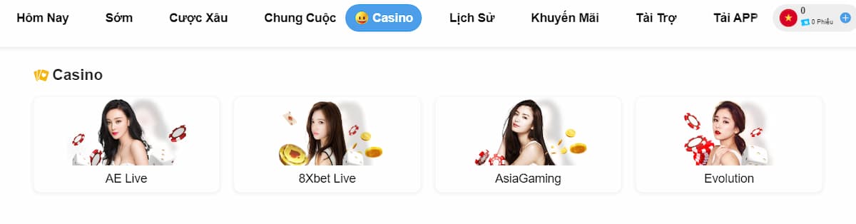 casino tại nhà cái 8xbet
