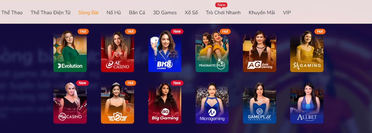 casino trực tuyến tại bk8