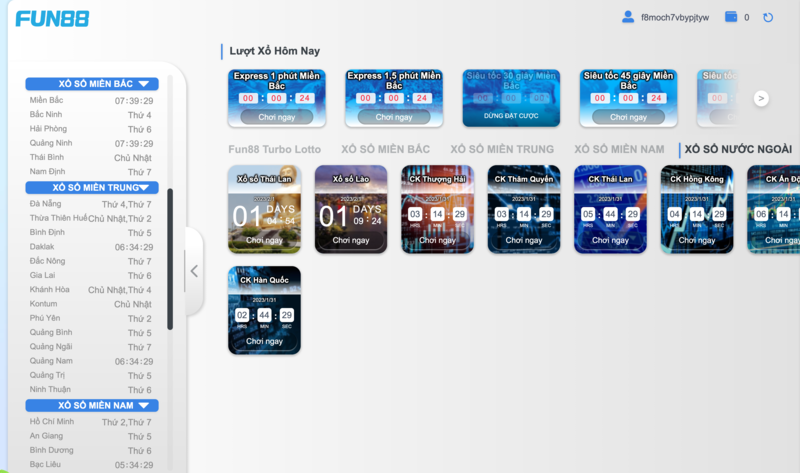 chọn đài xổ số fun88