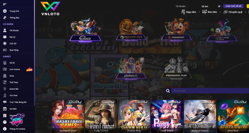 hướng dẫn tham gia chơi slots vnloto đơn giản và chính xác 4 chọn game slot vnloto yêu thích