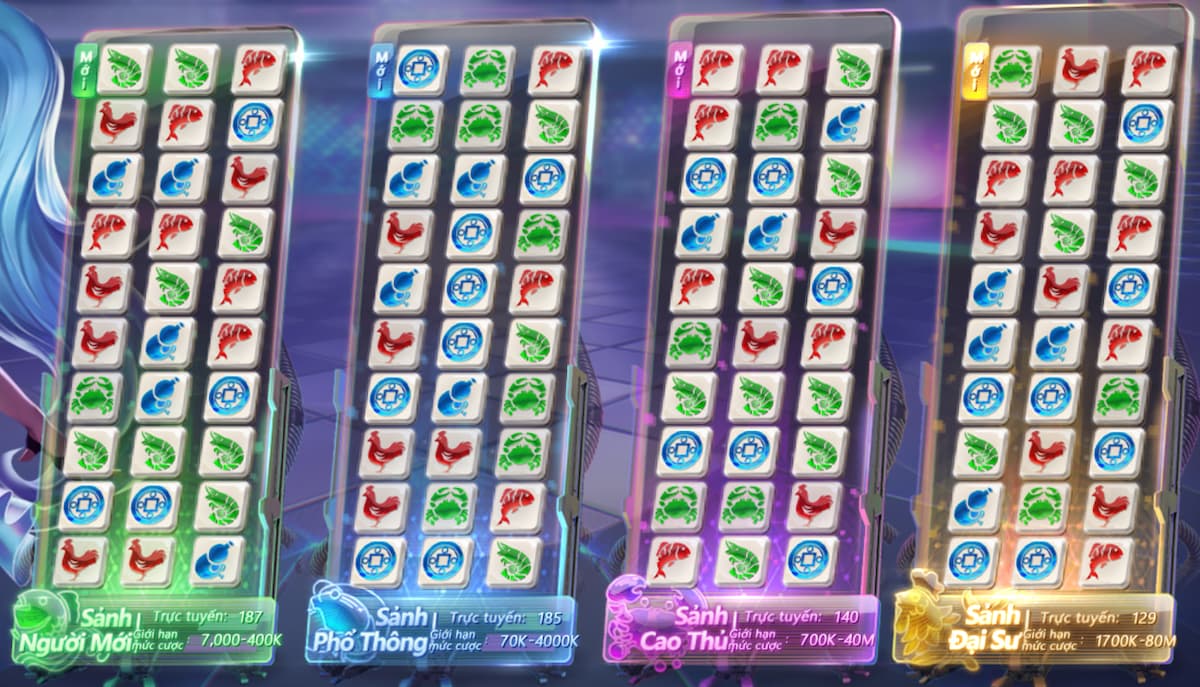 chọn phòng chơi bầu cua 8xbet