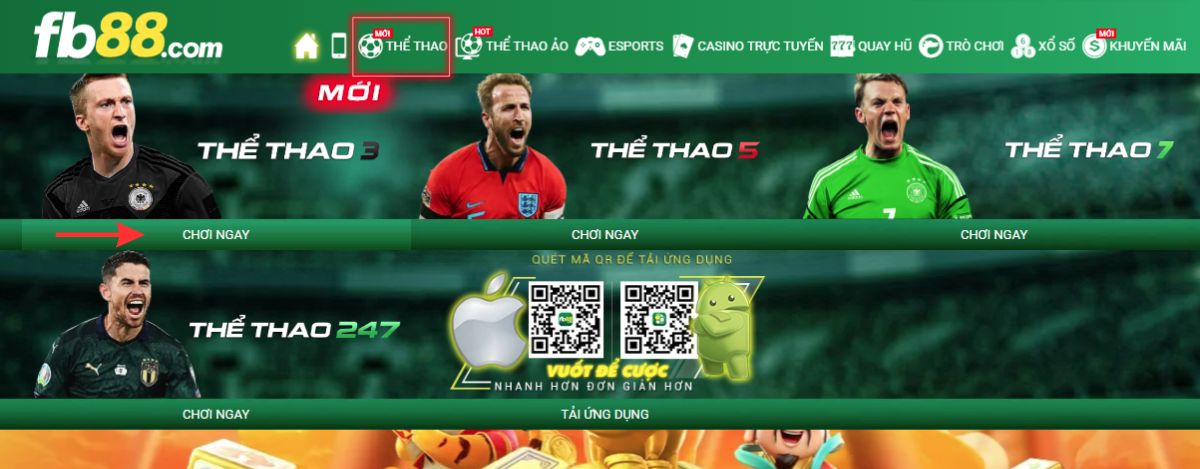 chọn sảnh chơi thể thao để cá cược bóng bàn fb88