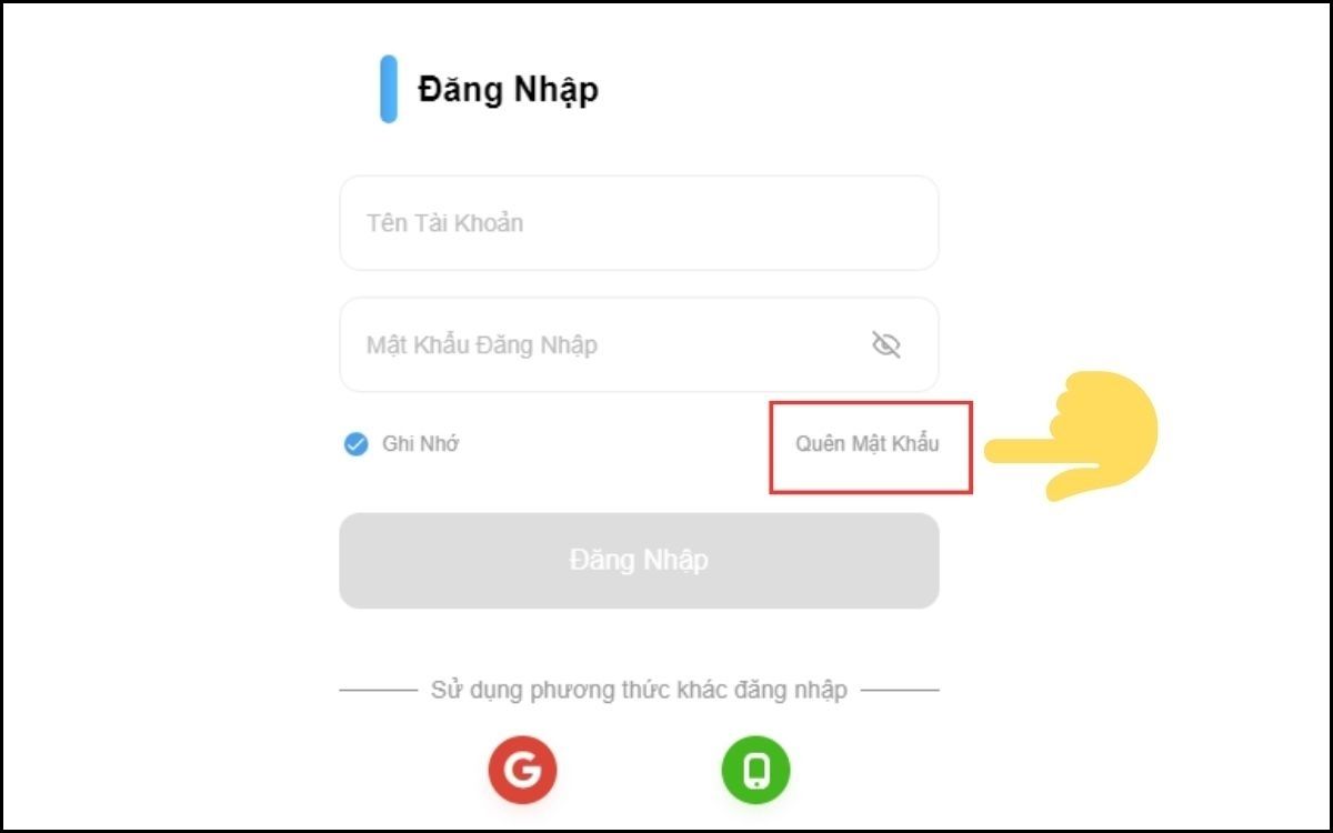 quên mật khẩu 8xbet - cách lấy lại mật khẩu 8xbet nhanh chóng 1 sử dụng chức năng quên mật khẩu 8xbet