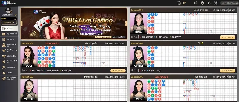 giao diện casino bk8 