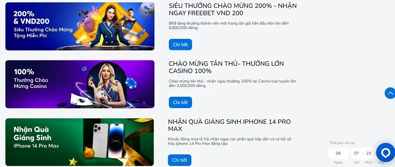 khuyến mãi casino bk8 
