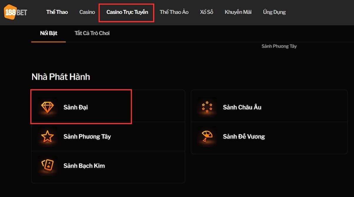 sảnh chơi bull bull 188bet