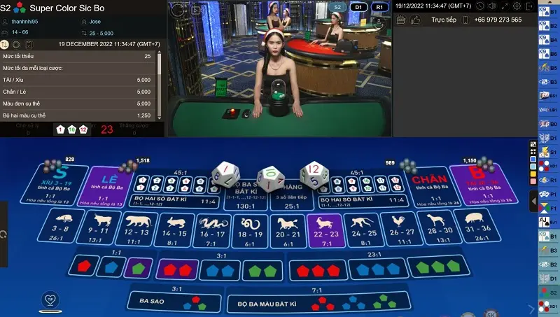 sicbo tài xỉu tại casino vn88