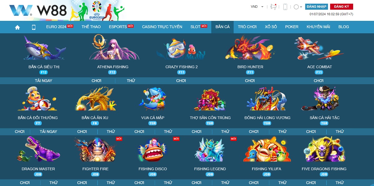 w88 - w88 trang web chính thức - link vào w88 chuẩn nhất 7 trò chơi bắn cá thú vị tại w88