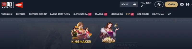 truy cập vào p2p m88