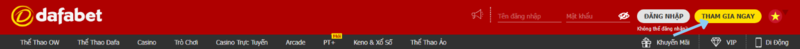 truy cập vào trang chủ dafabet