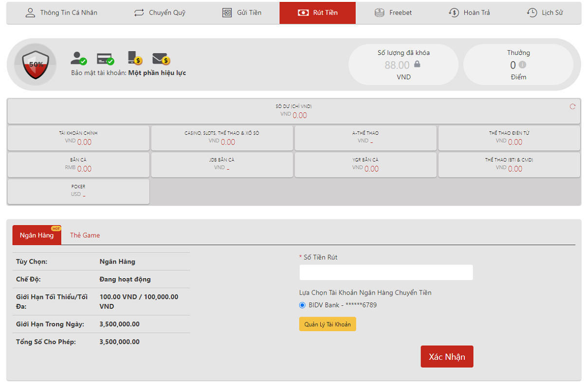 hướng dẫn rút tiền vnloto nhanh chóng và hiệu quả nhất 3 tiến hành rút tiền vnloto