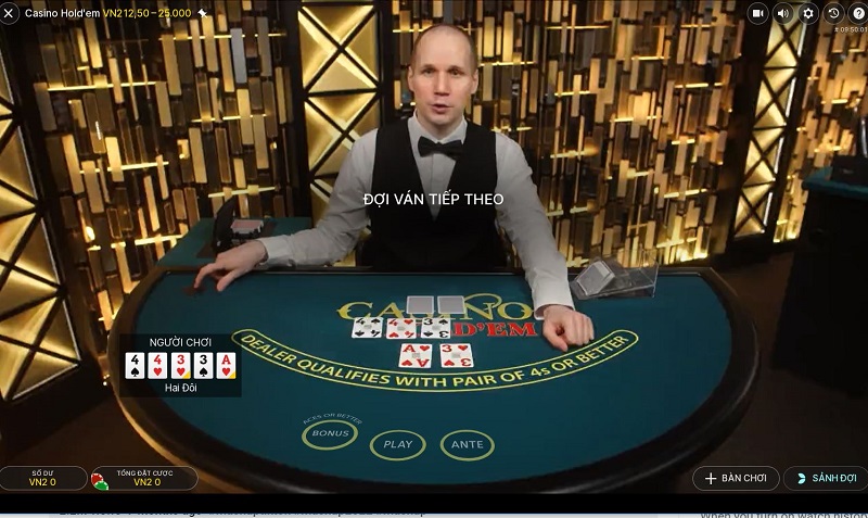 bàn chơi poker trực tuyến