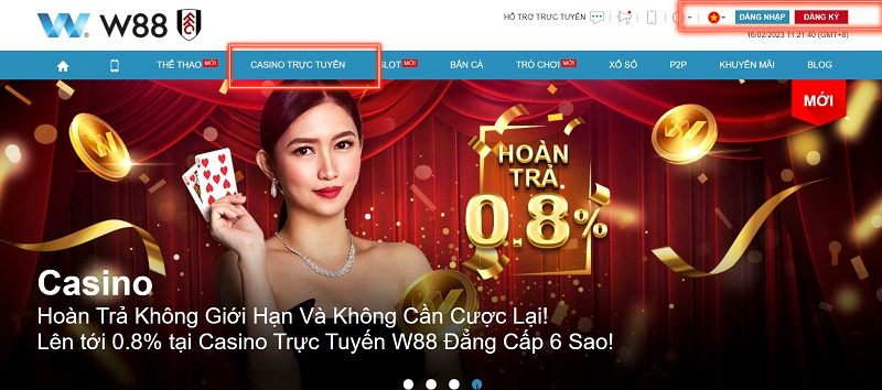 đăng nhập hoặc đăng ký w88