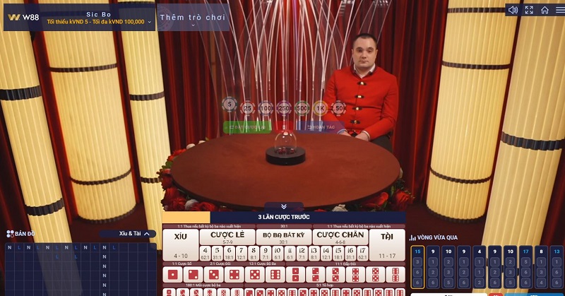 đặt cược tài xỉu w88