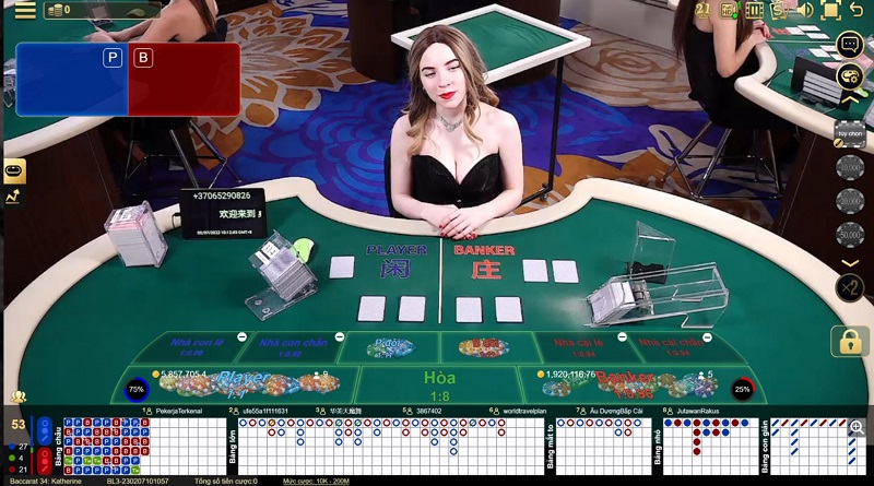 đặt cược vào bàn chơi baccarat v9bet