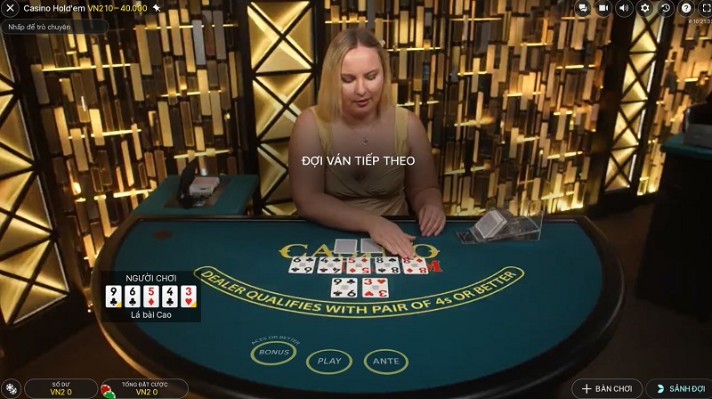 đặt cược poker fb88