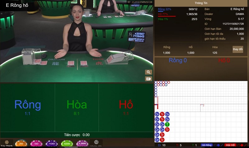 đặt cược rồng hổ fb88