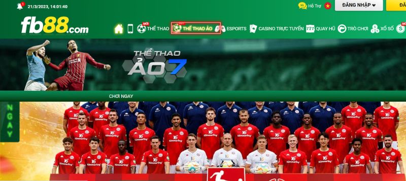 đến sảnh chơi thể thao ảo fb88