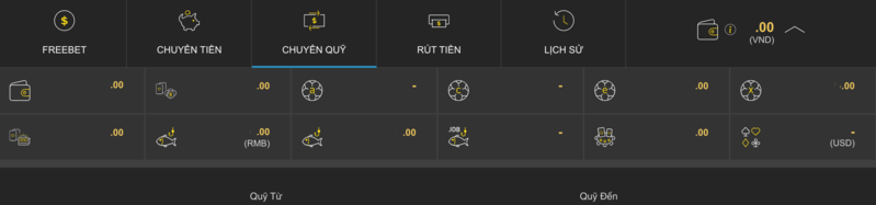 hoàn tất việc chuyển quỹ w88