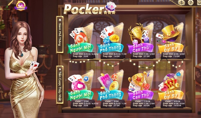 pocker tại game bài vnloto