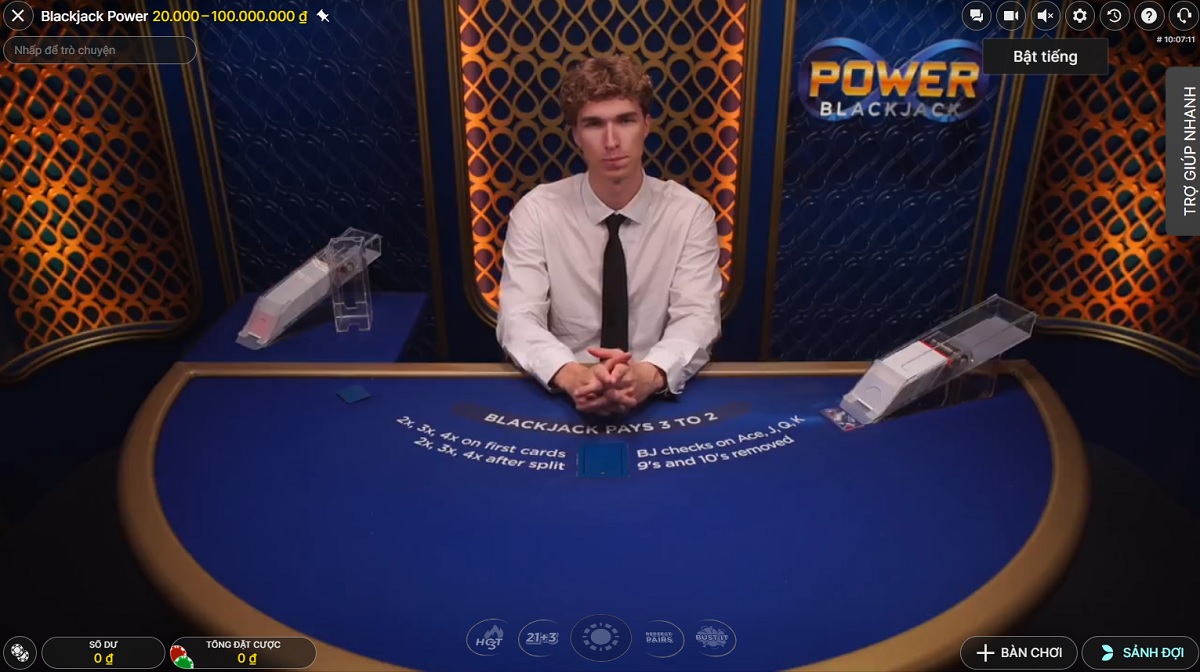 blackjack tại sòng bài happyluke