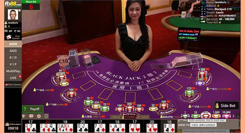 đặt cược blackjack fb88