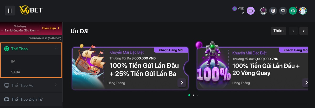 chọn sảnh cá độ bóng đá v9bet