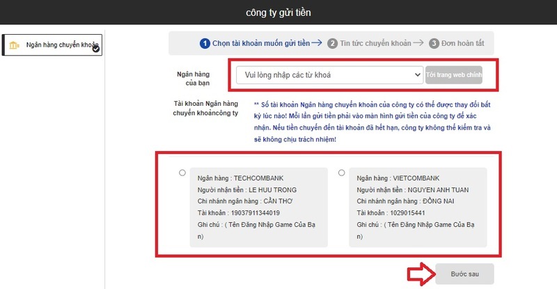 hướng dẫn nạp tiền 789bet cực đơn giản 11 công ty gửi tiền 1