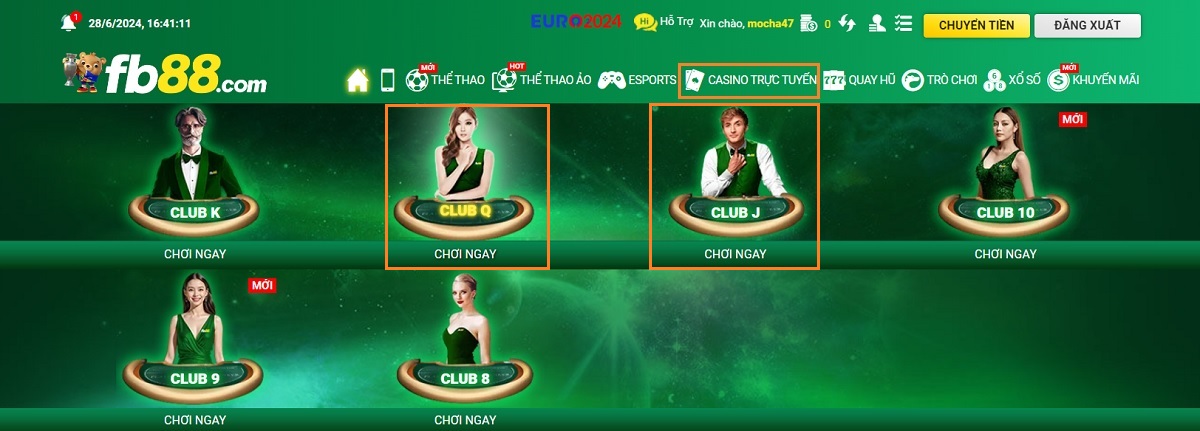 đi đến sảnh chơi win three cards fb88