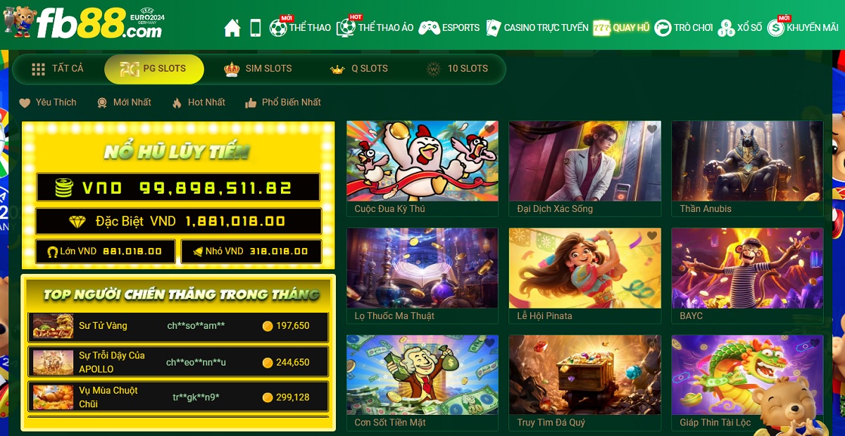 kinh nghiệm chơi quay hũ fb88 là chọn trò chơi phù hợp