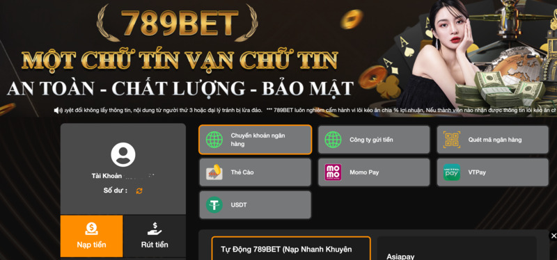 hướng dẫn nạp tiền 789bet cực đơn giản 2 một số hình thức nạp tiền tại 789bet phổ biến nhất