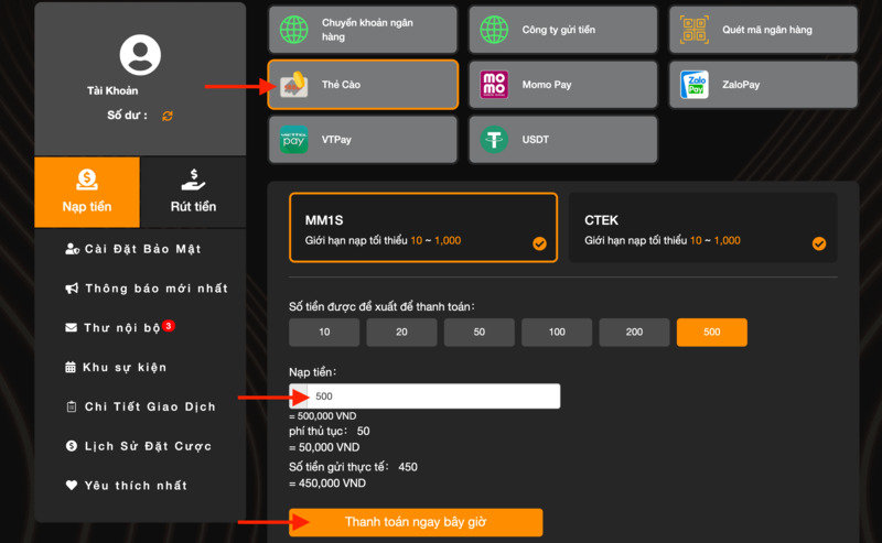 hướng dẫn nạp tiền 789bet cực đơn giản 6 nạp tiền 789bet bằng thẻ cào