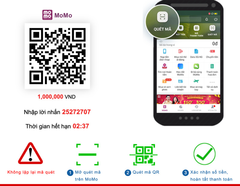 hướng dẫn nạp tiền 789bet cực đơn giản 9 quét mã momopay nạp tiền 789bet