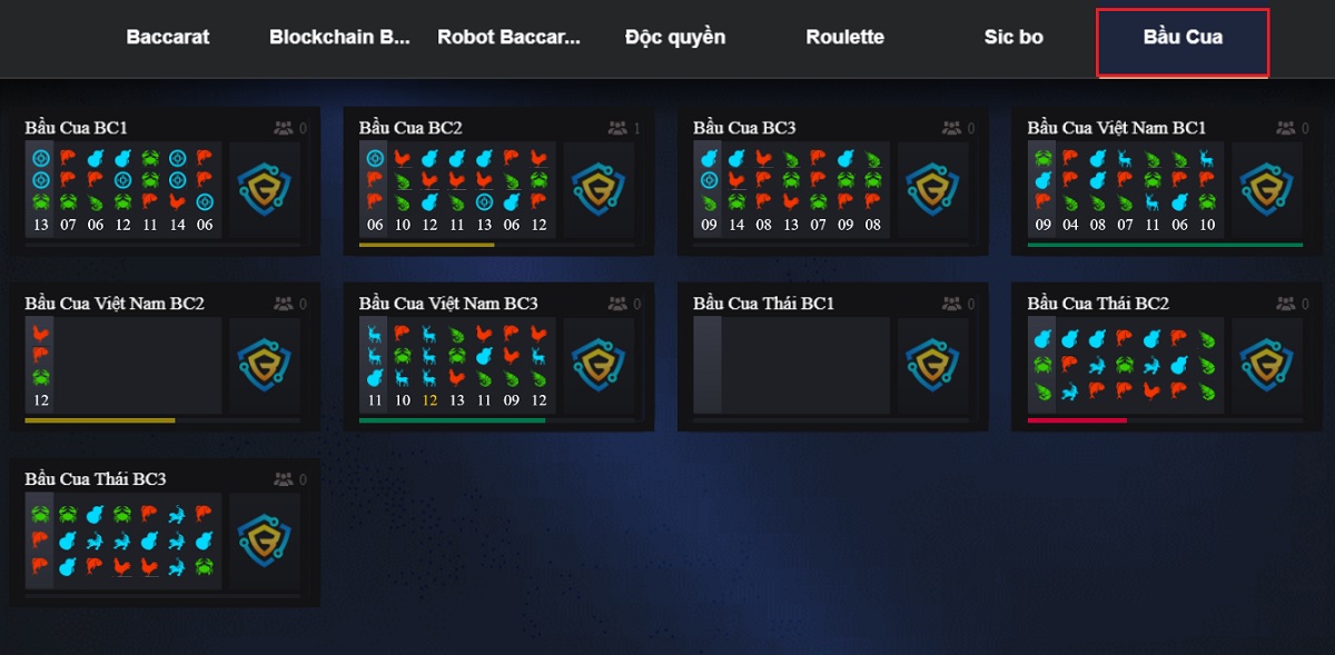 hướng dẫn đặt cược bầu cua jun88 chi tiết nhất 2 chọn phòng chơi bầu cua jun88