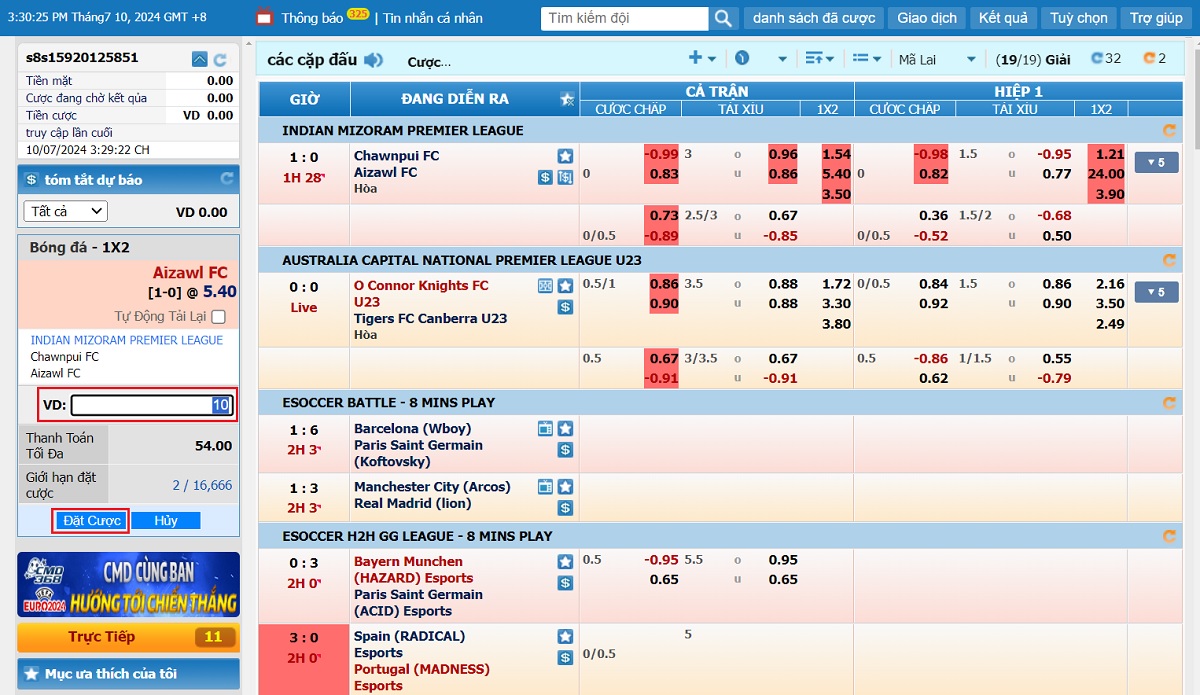 tiến hành cá cược thể thao jun88