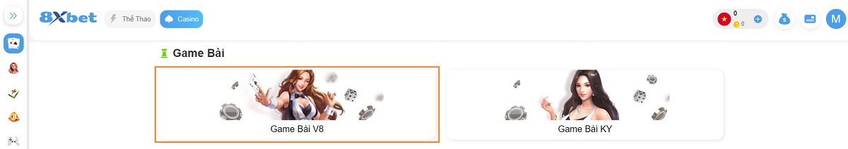 hướng dẫn cách chơi tài xỉu 8xbet đơn giản cho người mới 4 chọn sảnh game bài v8 chơi tài xỉu 3d 8xbet