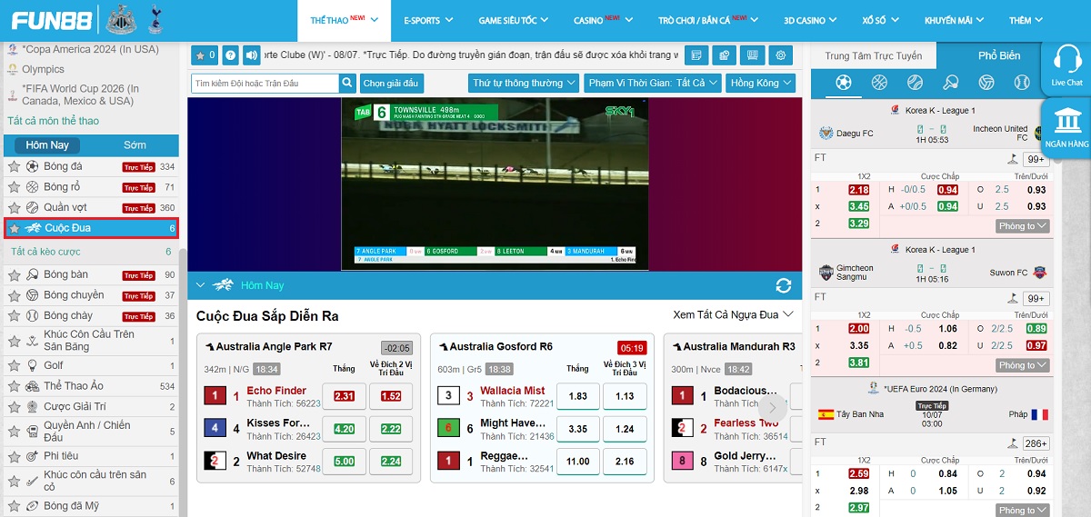 đua ngựa ảo fun88 - đặt cược đua ngựa ảo fun88 đỉnh cao 2 chọn trận đua ngựa ảo fun88