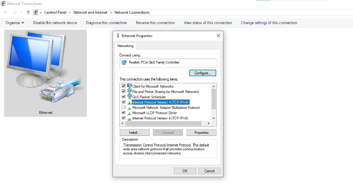 thay đổi địa chỉ dns để truy cập 8xbet