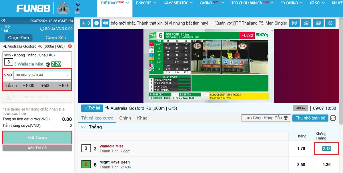 đua ngựa ảo fun88 - đặt cược đua ngựa ảo fun88 đỉnh cao 3 tiến hành đặt cược đua ngựa ảo fun88 tại thể thao im
