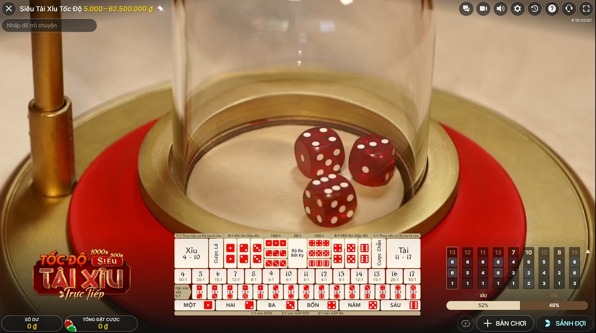 hướng dẫn cách chơi tài xỉu 8xbet đơn giản cho người mới 3 tiến hành đặt cược tài xỉu 8xbet