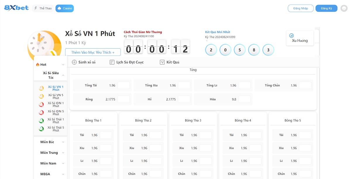 xổ số 8xbet - tìm hiểu trò chơi xổ số trực tuyến hàng đầu châu á 3 người chơi tiến hành đặt cược xổ số 8xbet