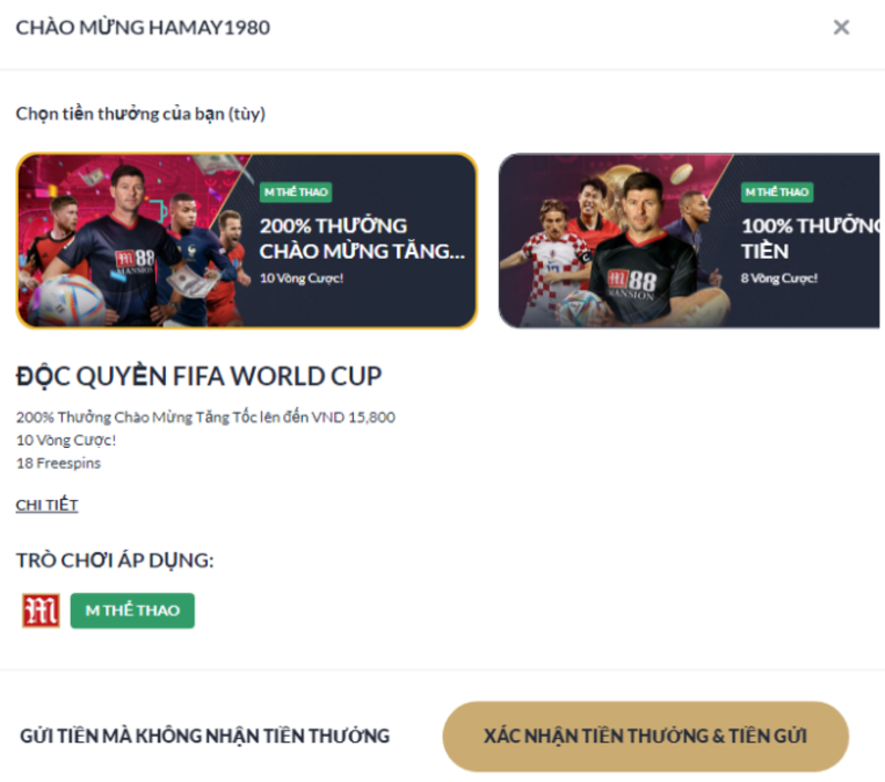 hoàn tất tạo tài khoản m88