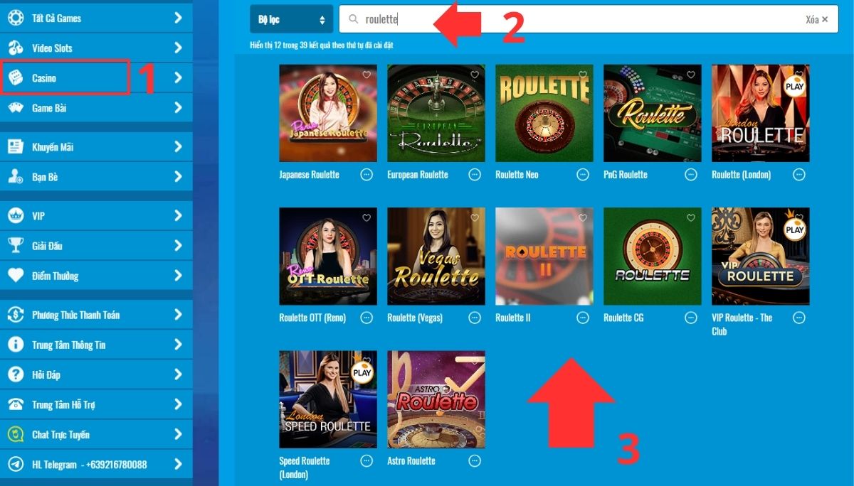 chọn phiên bản chơi roulette phù hợp